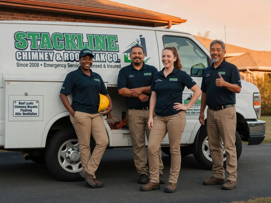 Chimney flashing repair company in Paden, OK